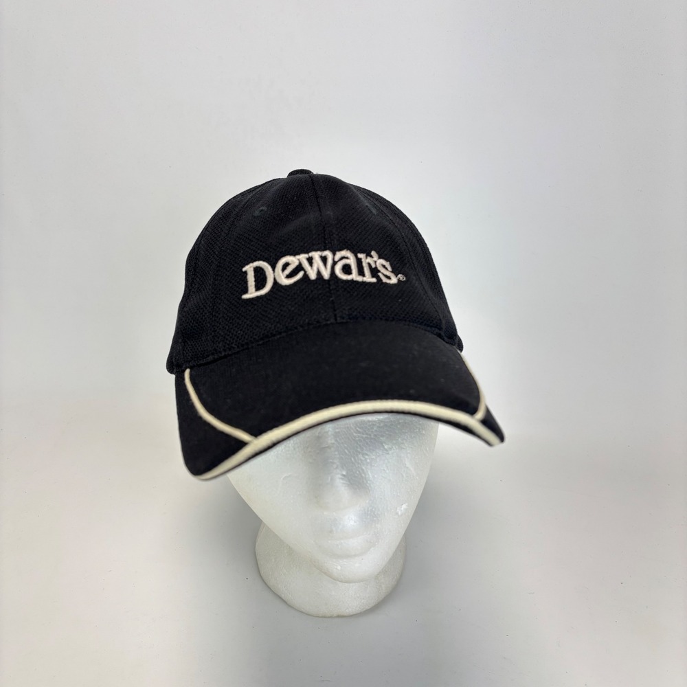 Callaway Golf Dewar's Hat Mens OSFA Black Embroidered Mesh Cap Whisky‎